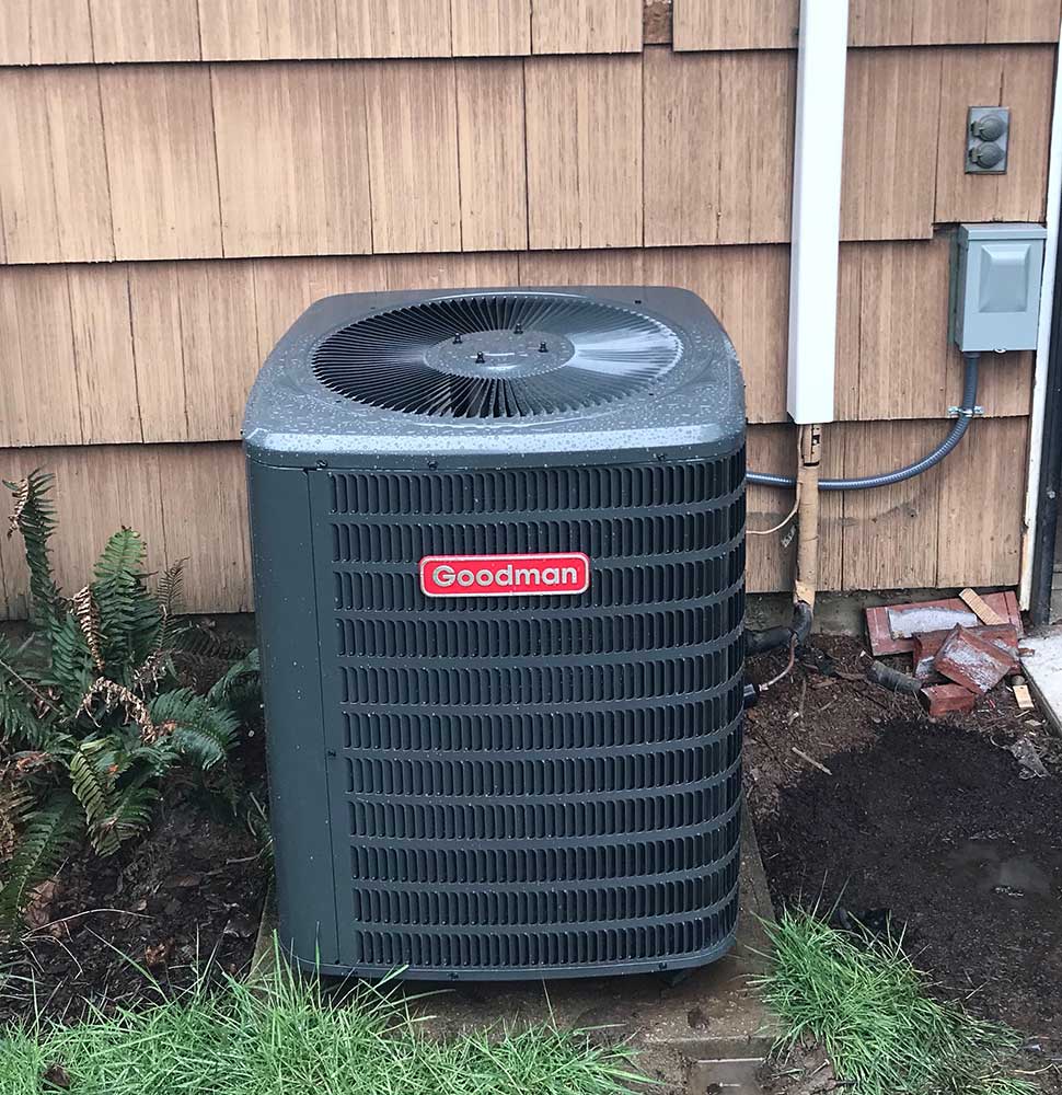 HVAC unit installed in Vancouver by the pros at Precision Air