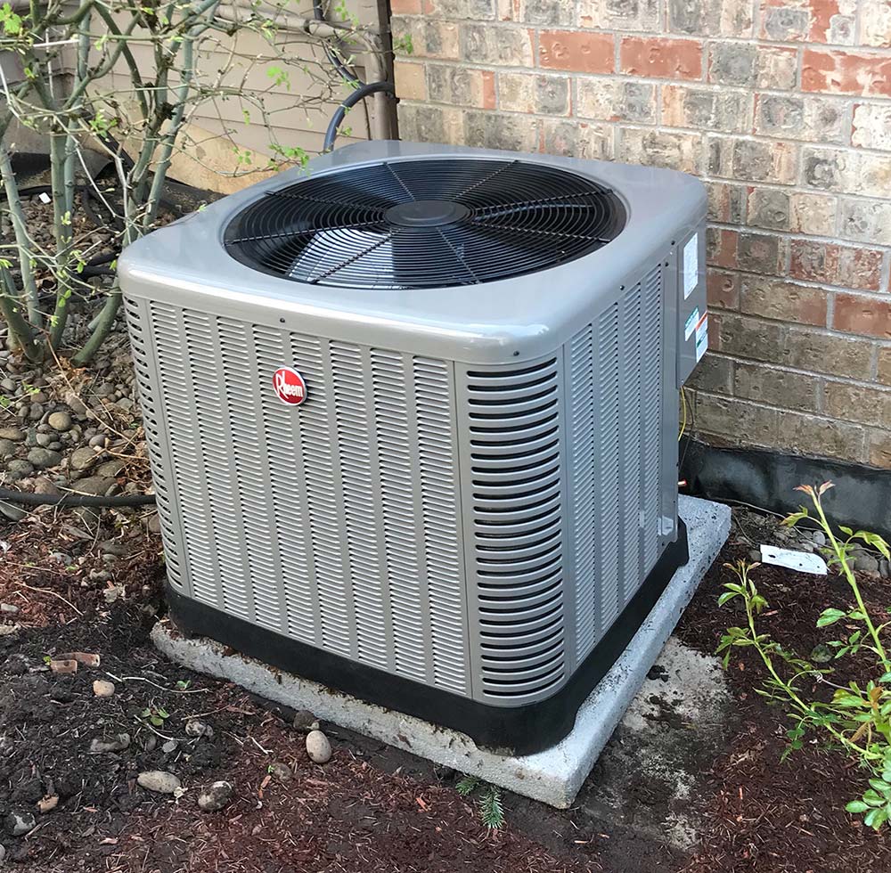 Residential HVAC installation by Precision Air