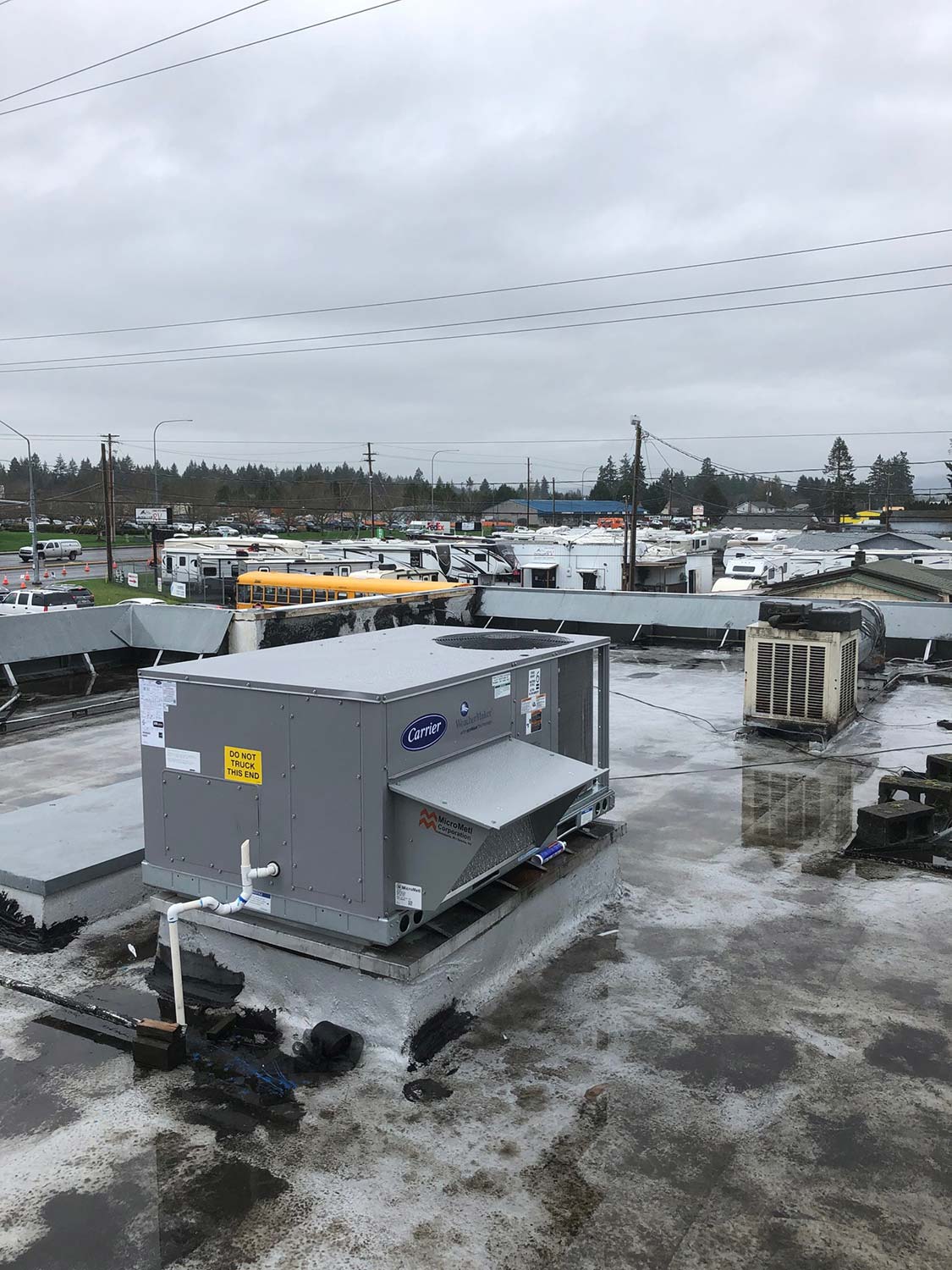 Commercial HVAC installation by Precision Air in Vancouver