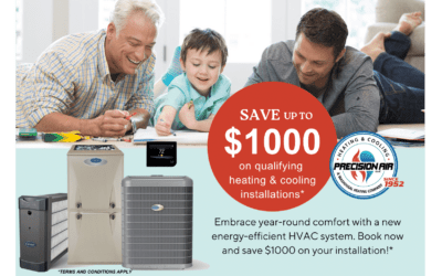 Fall Promotion: Save up to $1000* on qualifying heating & cooling installations